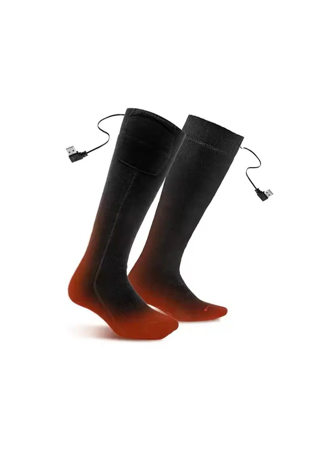 Шкарпетки KC-BS001 з підігрівом та блоком живлення 2400mAh на дистанційному управлінні (41-45 розмір) No Brand (363059192)
