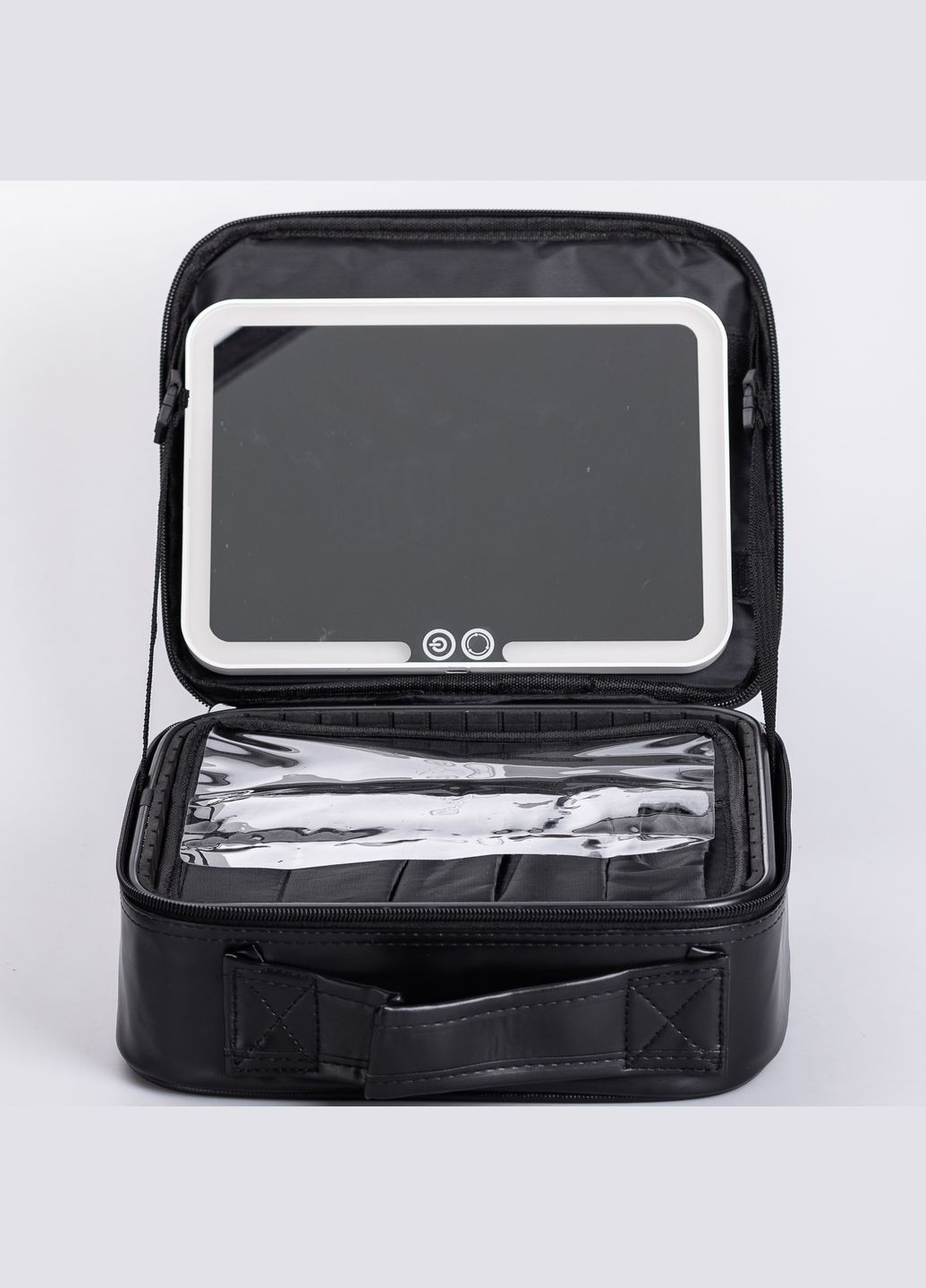 Косметичка-органайзер із LED-дзеркалом 26х22х9 см, Yiwu (324423485)