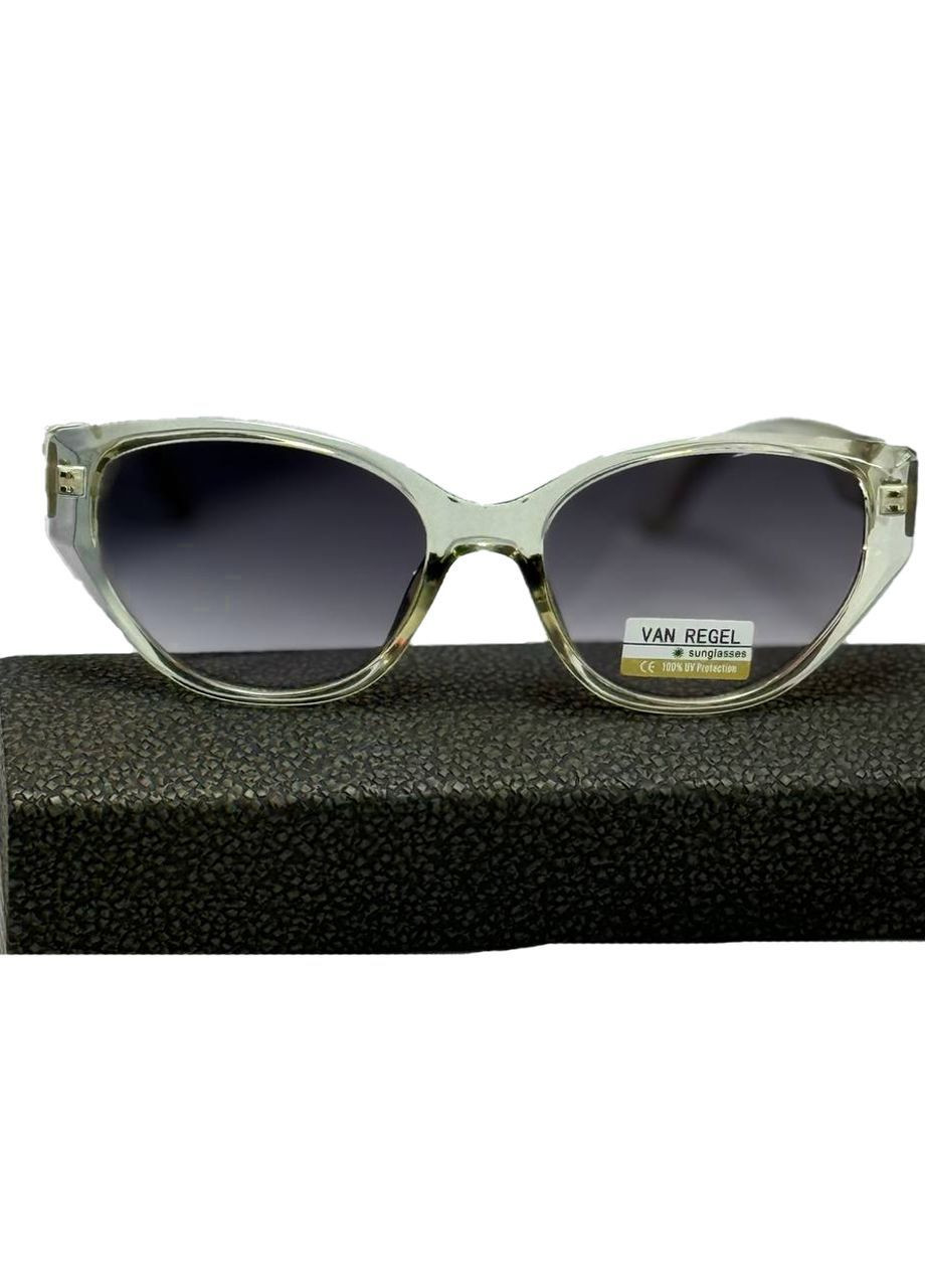 Стильные женские очки в молочном цвете. No Brand (367582904)