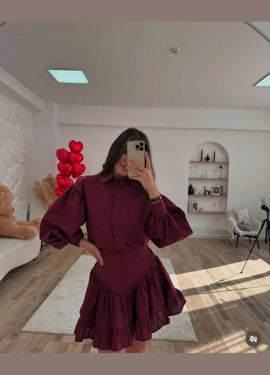 Коттоновый костюм No Brand (322288754)