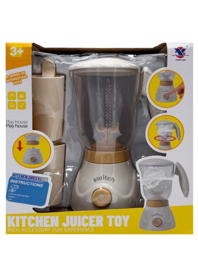 Дитячий міксер із звуковими ефектами білий для рольових ігор та кулінарії іграшкова побутова техніка Bambi (368758683)