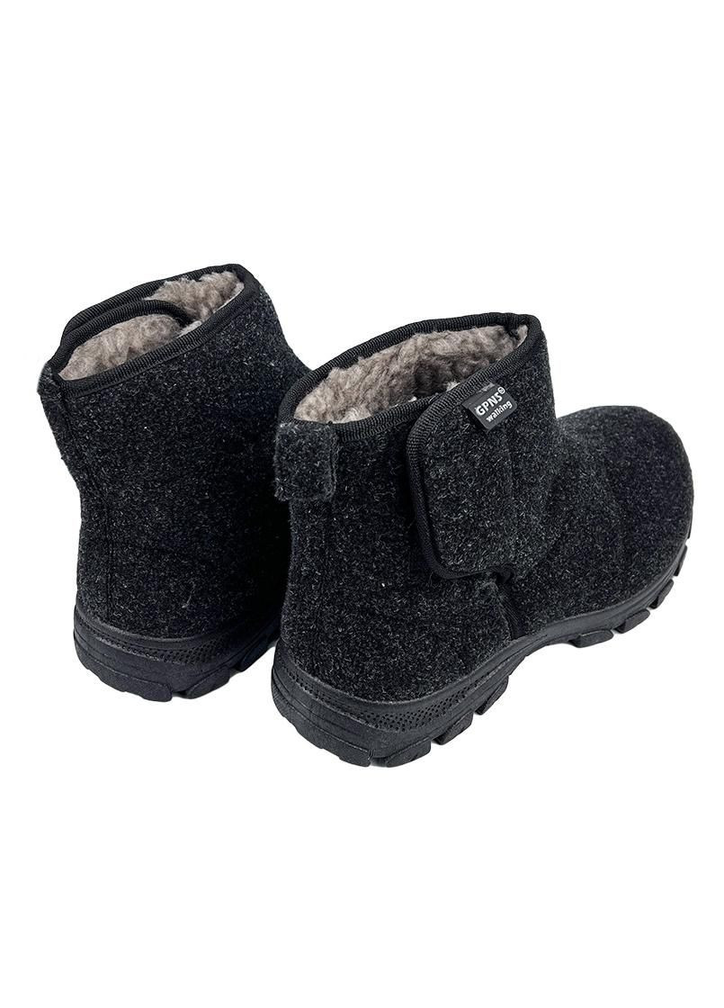 Серые бурки мужские на липучке серые 10103-2 Gipanis