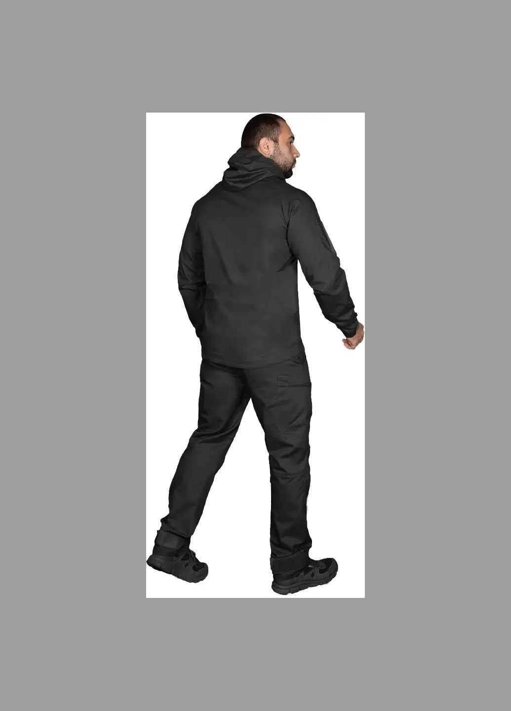 Чорний демісезонний костюм talker 3.0 twill black Camotec