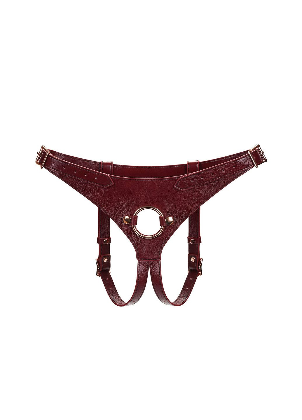 Трусики для страпона Wine Red Strap on Harness Liebe Seele (296793860)