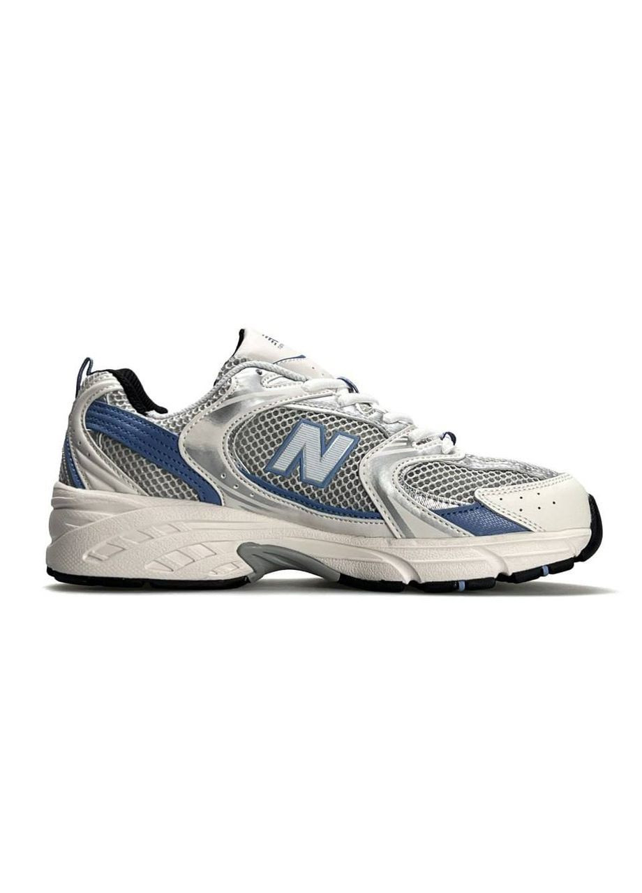 Светло-голубые демисезонные кроссовки мужские new balance 530 steel blue mr530kc нью беланс 530 No Brand
