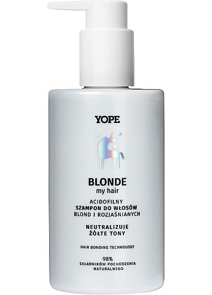 Шампунь для светлых и осветленных волос Blonde 300ml (1274255-43437810) YOPE (368622689)