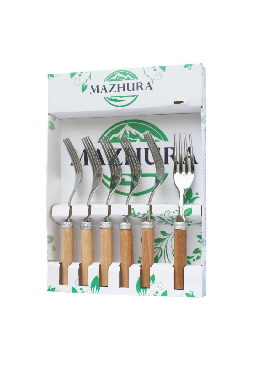 Набір закусочних вилок Beech Wood MZ-505664 6 шт Mazhura (361025853)