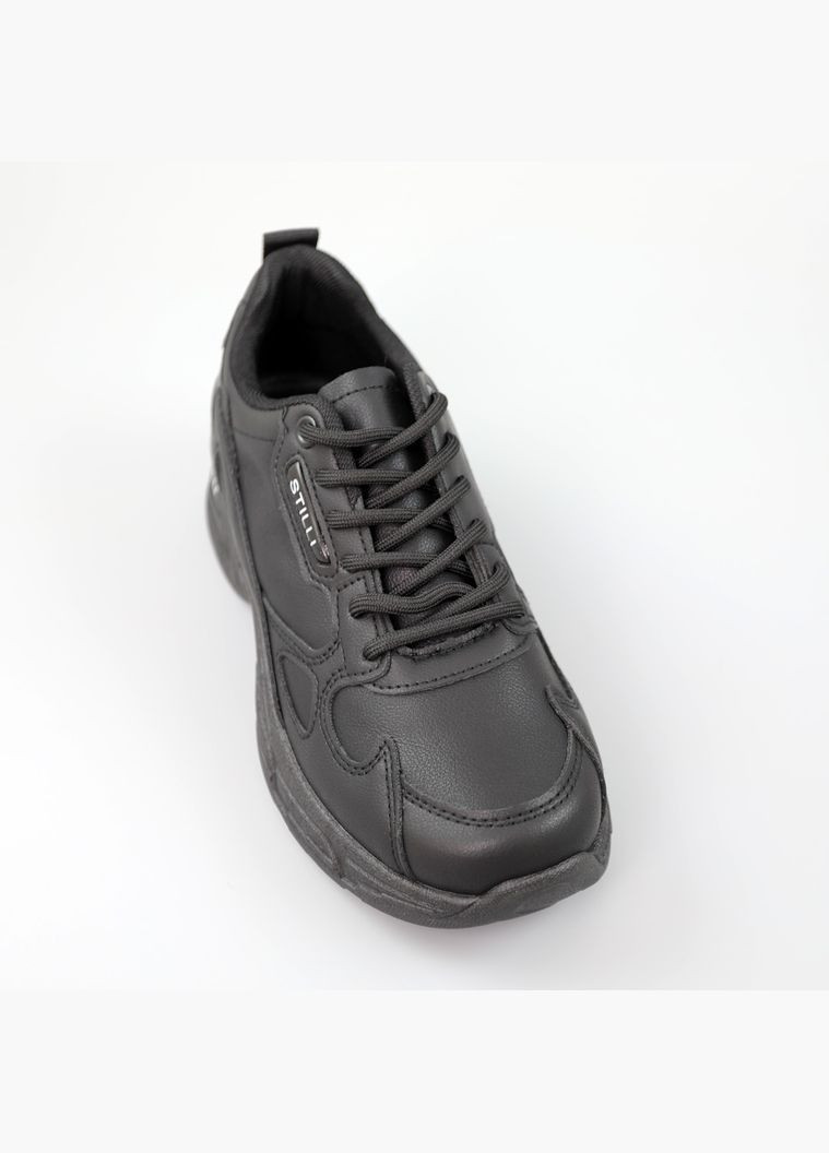 Кроссовки женские Stilli чёрные демисезоны (301634256)