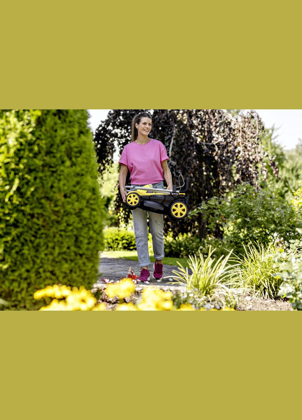 Газонокосилка аккумуляторная LMO 3-18 Battery 18В 34см 25-60мм (без АКБ и ЗУ) KARCHER (330031506)