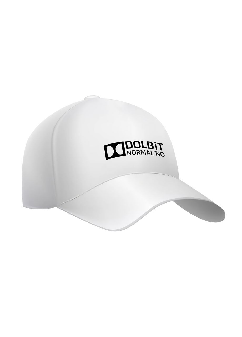 Кепка з принтом "Dolbit normal'no". З гумором про Dolby Digital (10738602282) ТiШОТКА (366644447)