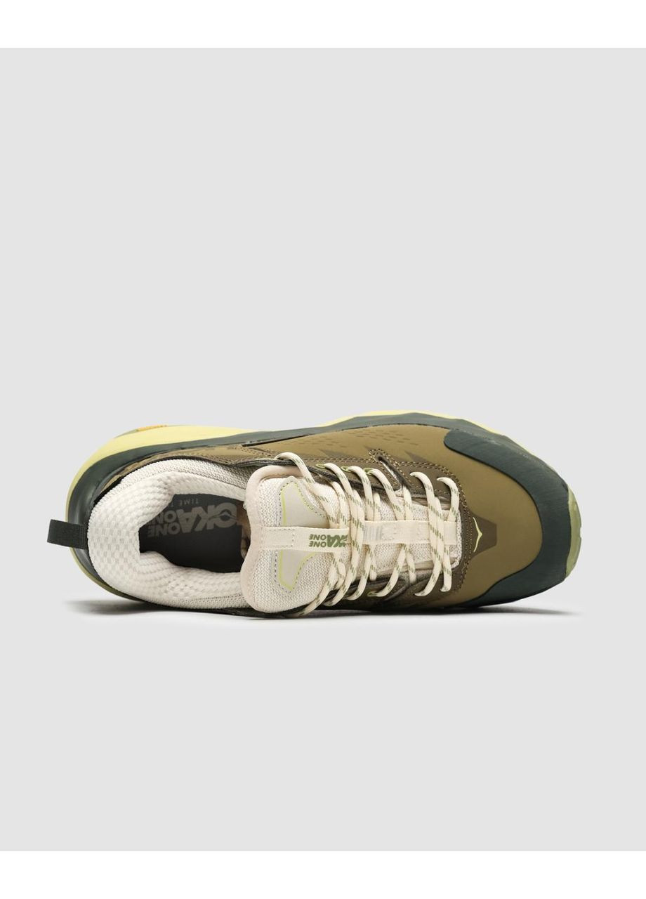 Коричневі Осінні кросівки чоловічі hoka brown -70 No Brand One M Kaha 2 Low GTX Sneaker Fennel Eggnog