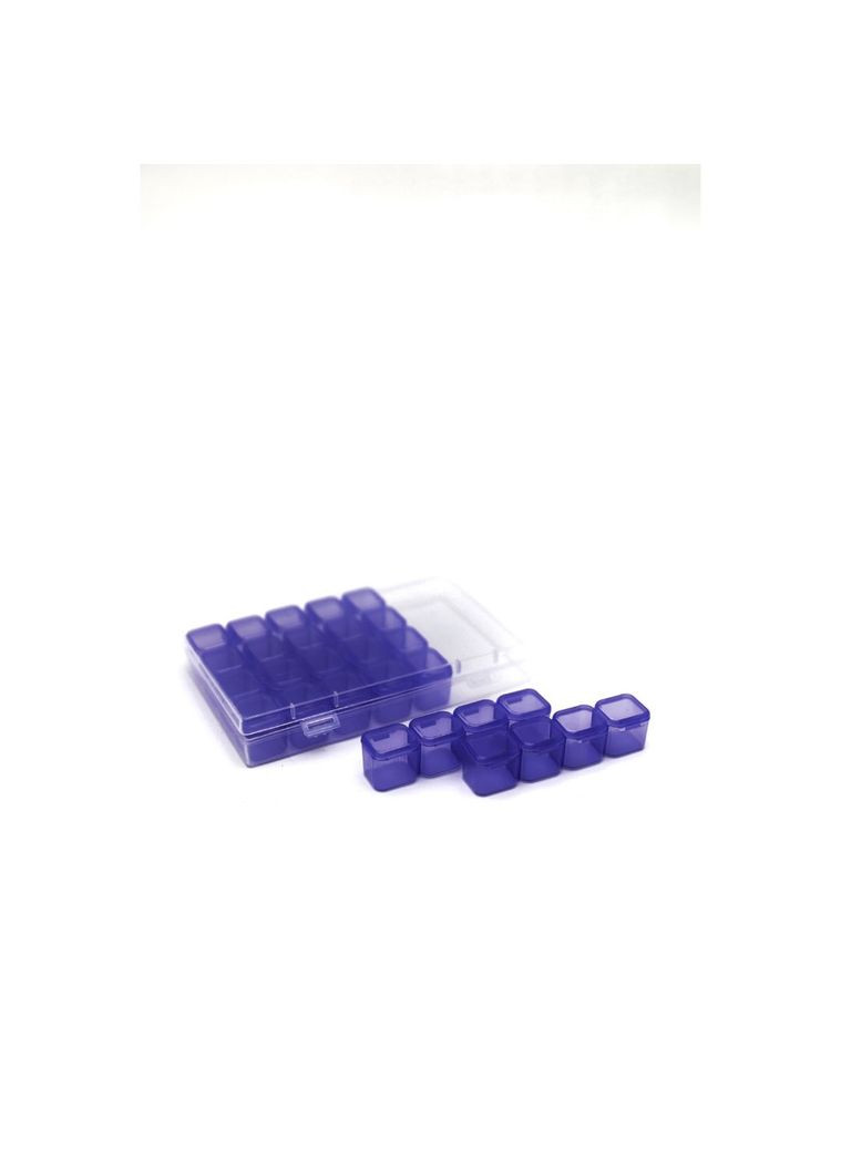 Набір контейнерів для стразів (фіолетовий) Brushme (294726712)