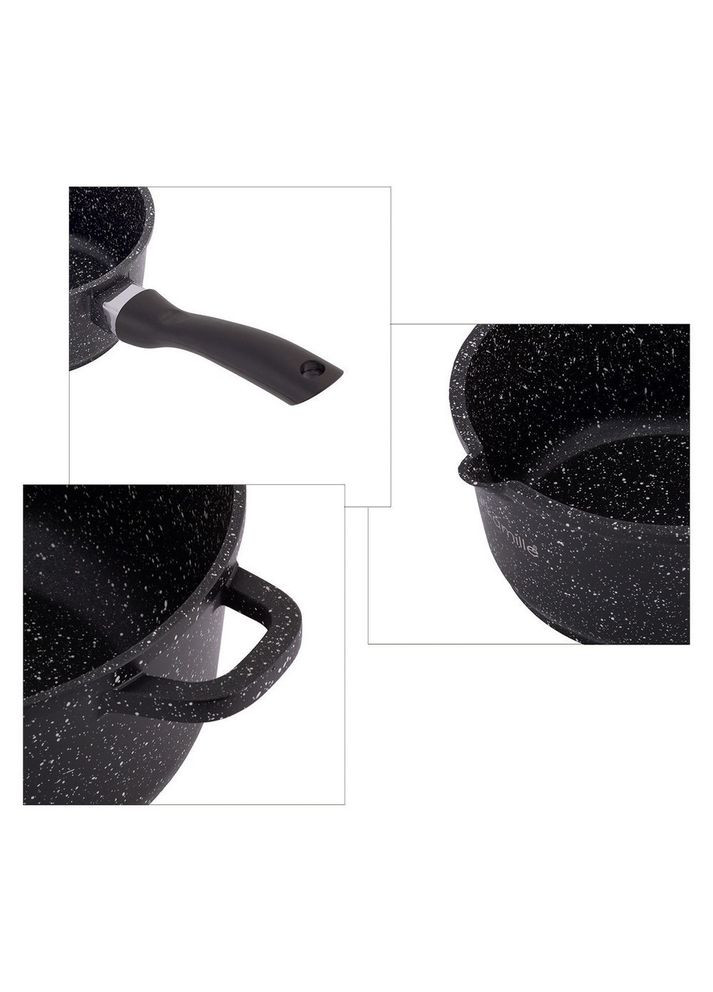 Набор посуды 9 пр. KM4429+Набор кухонных принадлежностей Tramontina Ability из нейлона 4 шт. 25199/601 Kamille (316516039)