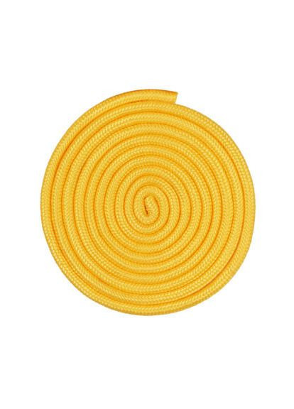 Скакалка гімнастична жовта, бавовна/поліестер World Sport (362445412)