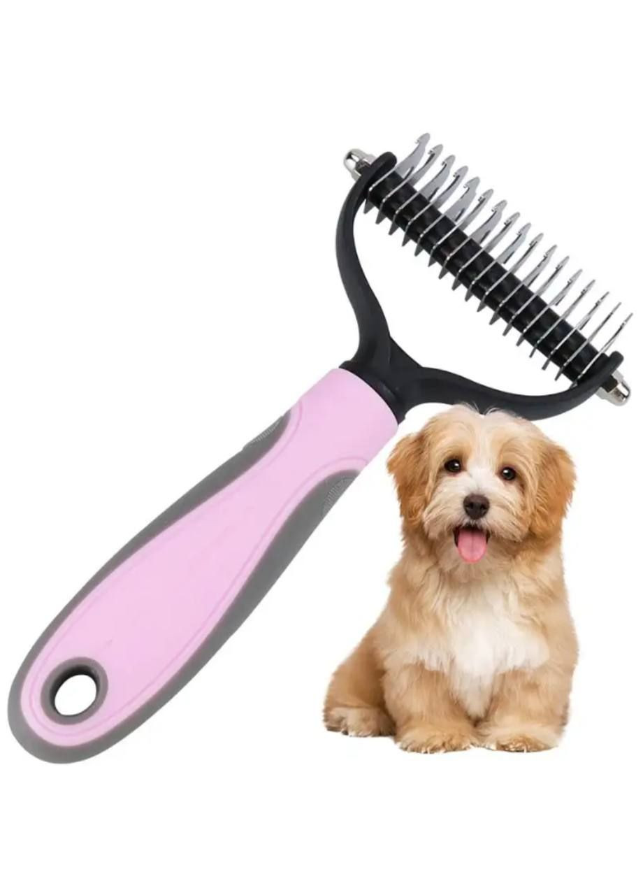 Щетка для вычесывания котов и собак колтунорез PET grooming tool (282940920)