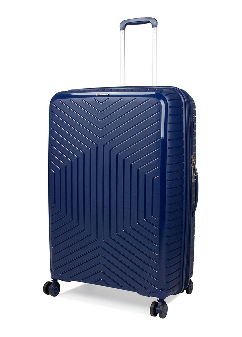 Валіза велика L поліпропілен синя 77х53х32(+5)см/133л/4.4кг/ Snowball (324801940)