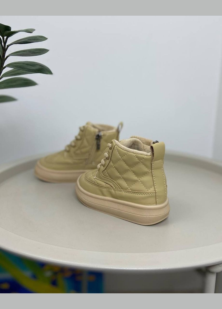 Чоботи осінні дитячі бежеві 1123 No Brand (313863295)