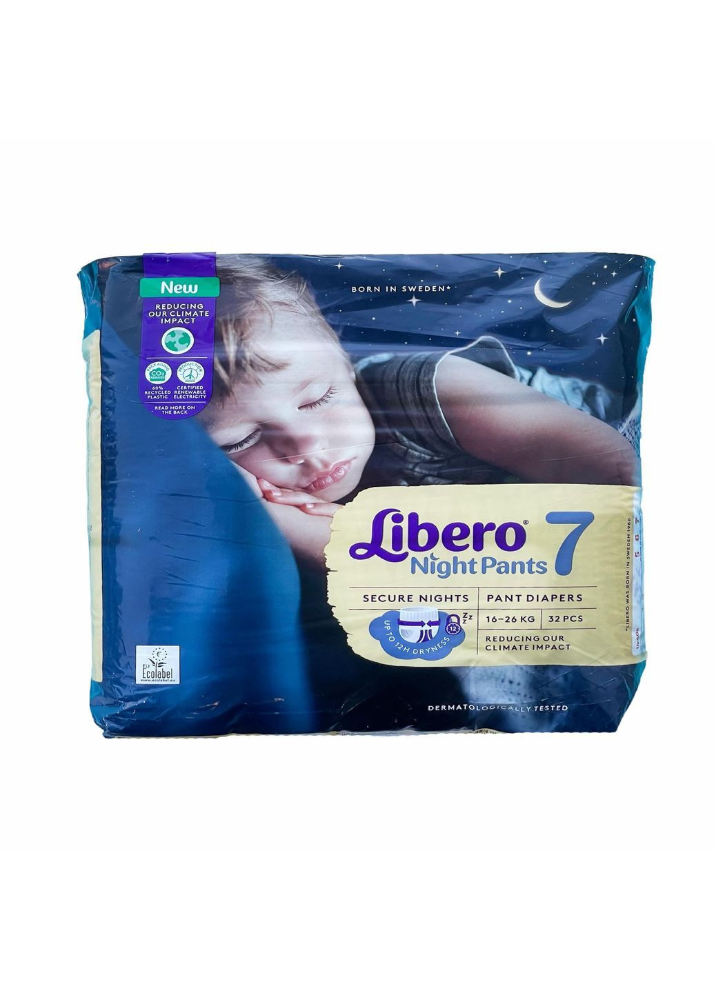 Ночные подгузники-трусики 7 (16-26 кг) 96 шт Libero (369668709)