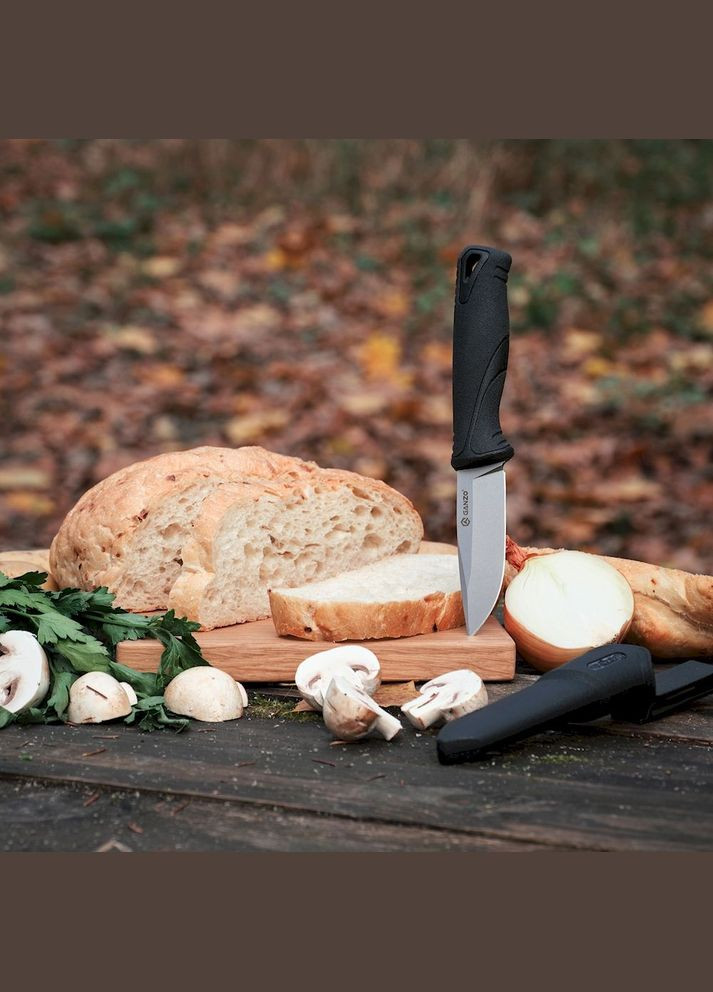 Нож с ножнами черный G807BK Ganzo (317307140)