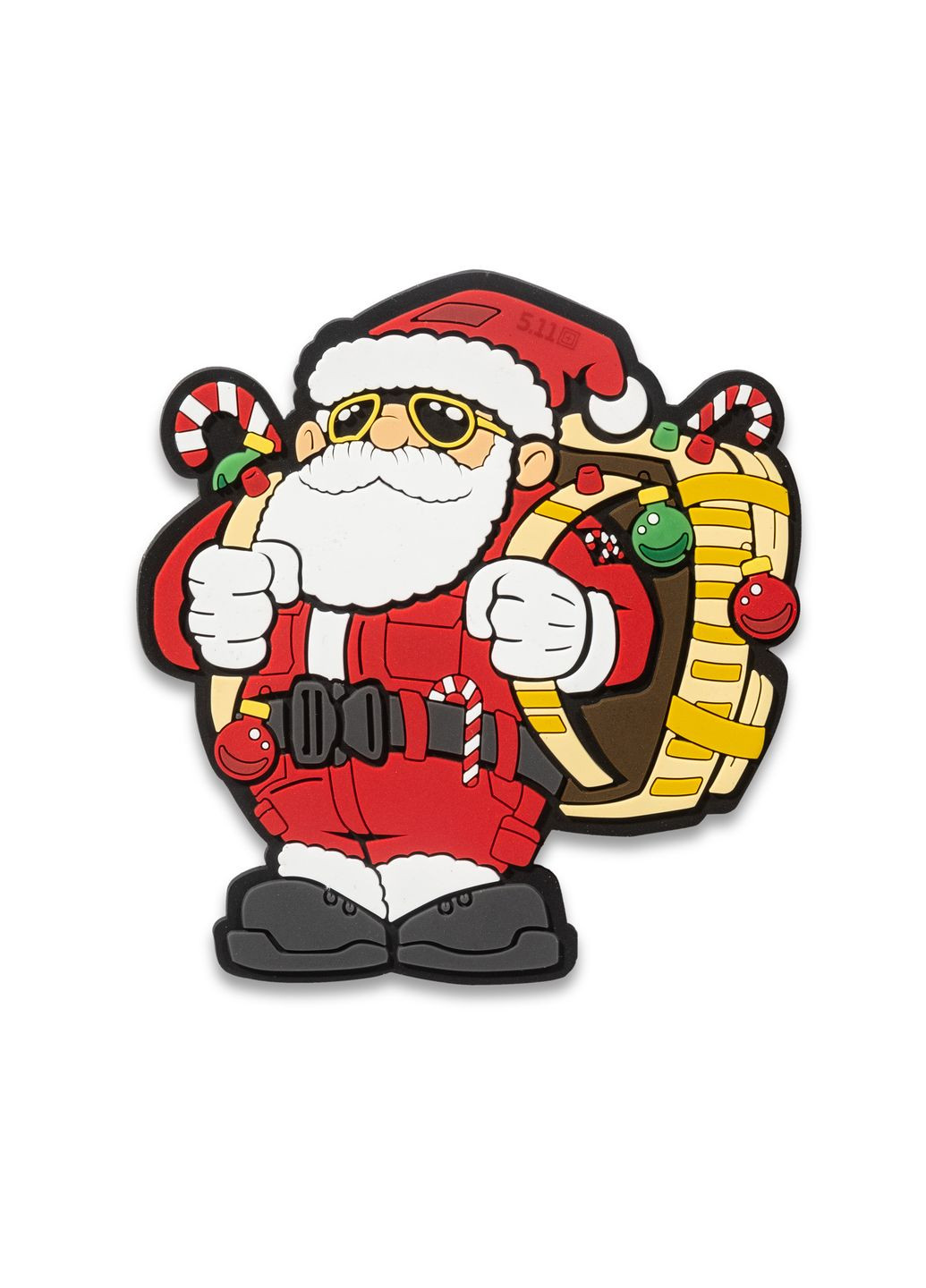 Нашивка Rush Santa PatchRed 5.11 Tactical (315882913)