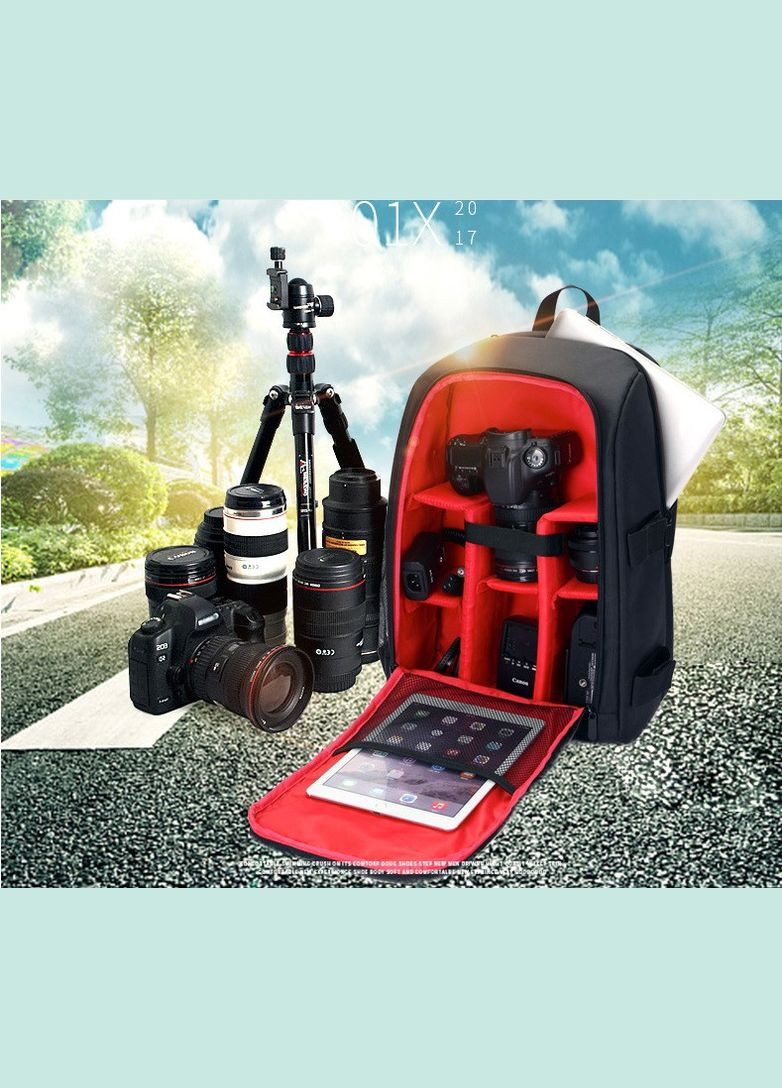 Рюкзак для фотоапарата універсальний з відділом для ноутбука 15,6" і дощовиком ( код: IBF022BR ) Digital (324787690)