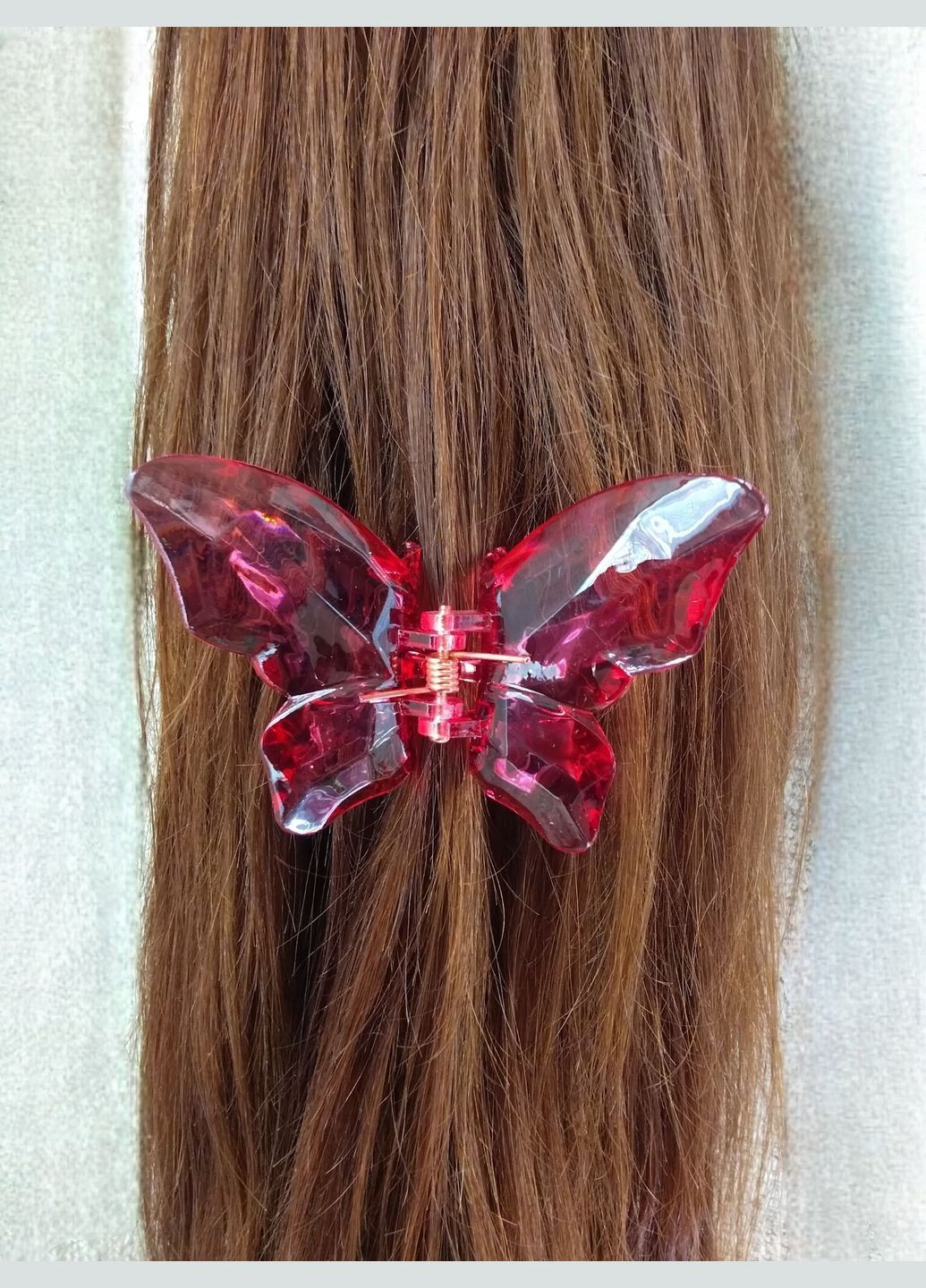 Краб для волосся " Метелик" прозорий No Brand (342323447)