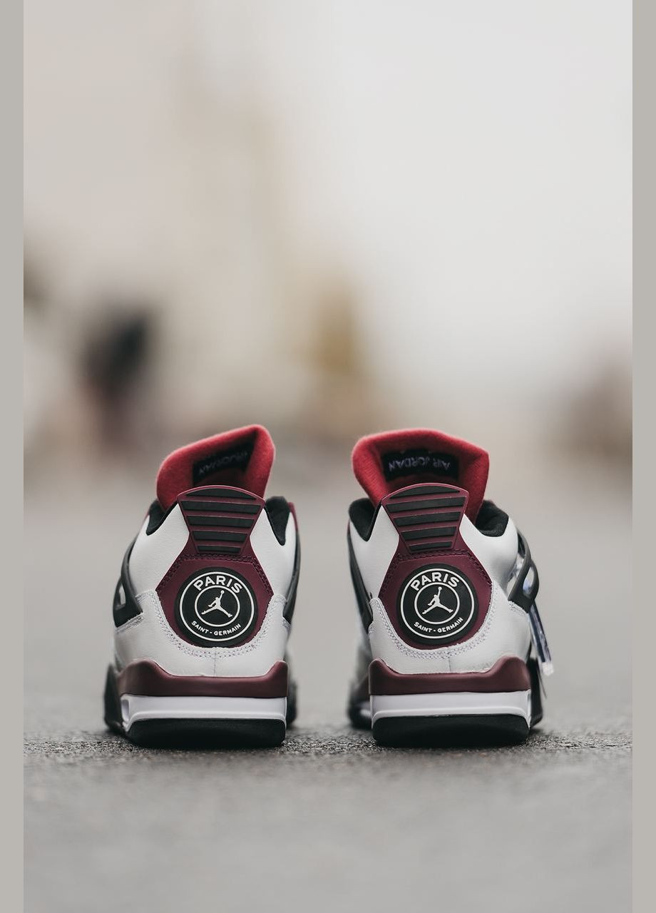 Цветные демисезонные кроссовки мужские Nike Air Jordan 4 "PSG"