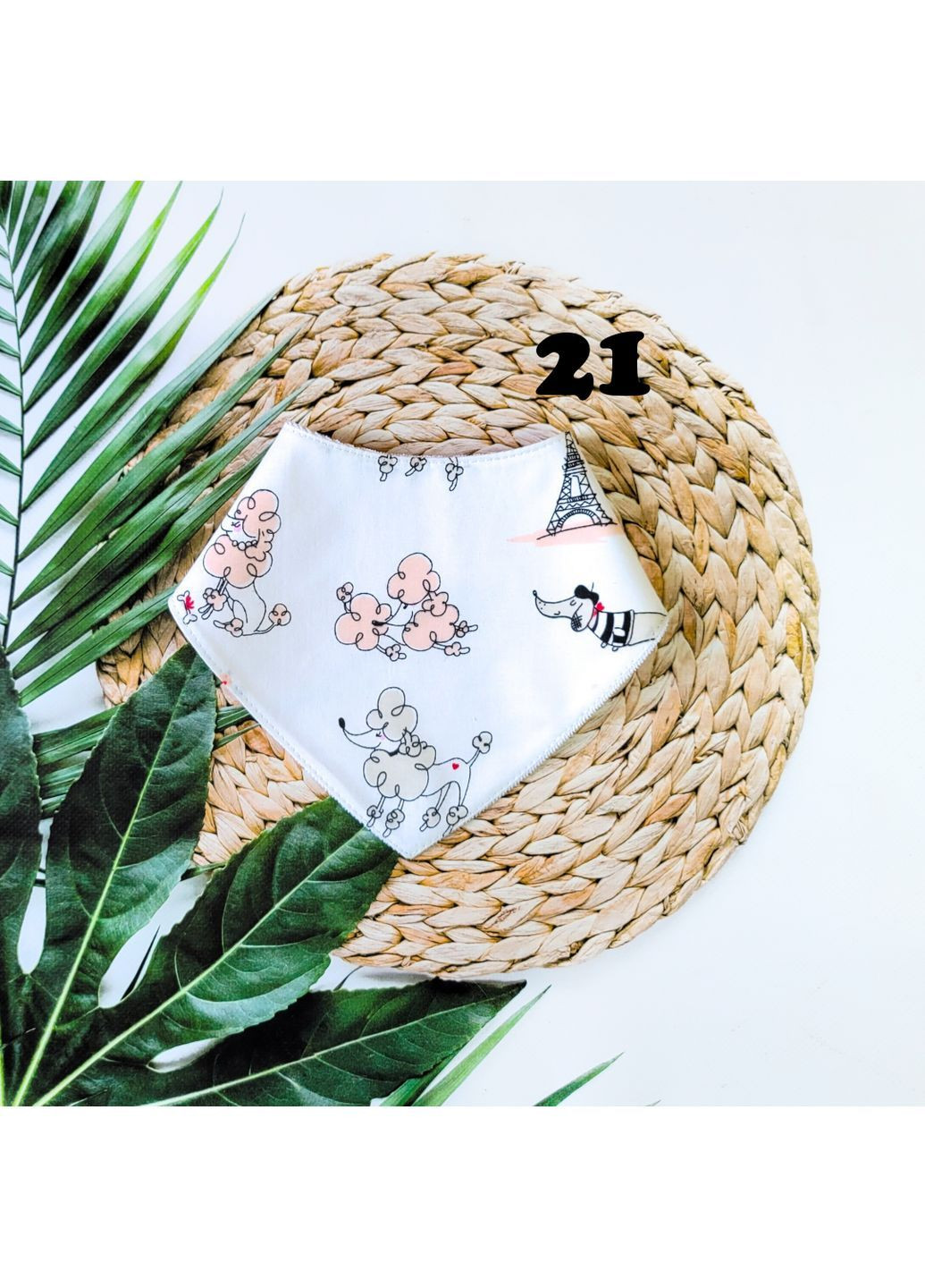 Мокающий слюнявчик треугольник No Brand (364553481)