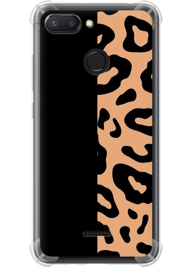Силикон с усиленными углами чехол 'Пятна леопарда' для Endorphone Xiaomi Redmi 6 (299170738)