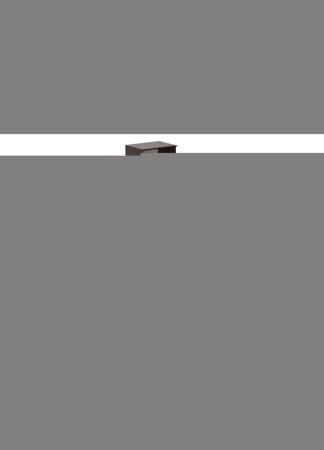 Пенал Анжело на 4 полиці з 1 дверима 1900x500x380 ДСП Венге Магія 16 мм (FRD-104950) Ferrum-decor (351358921)