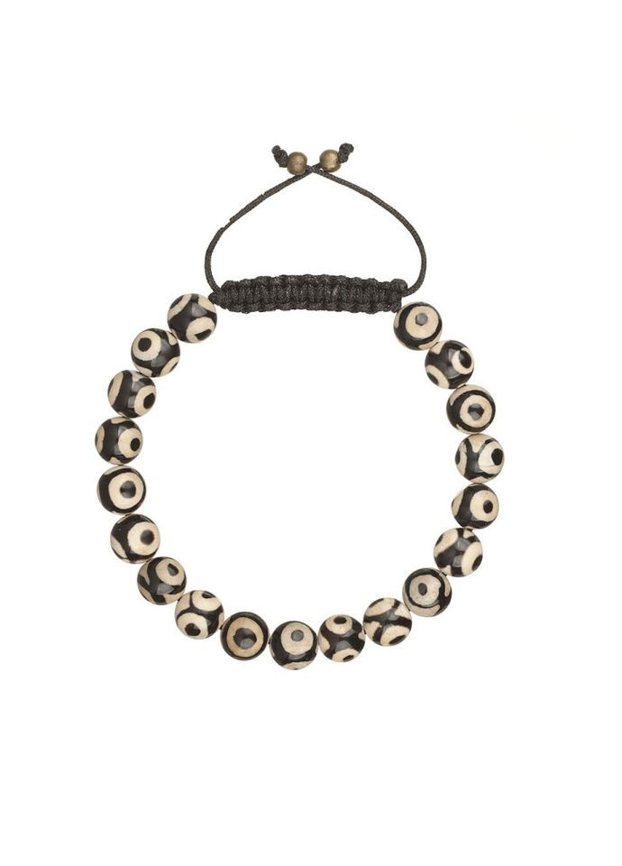 Агатовый браслет из бусин Дзи 3205 LeBijou (367580179)