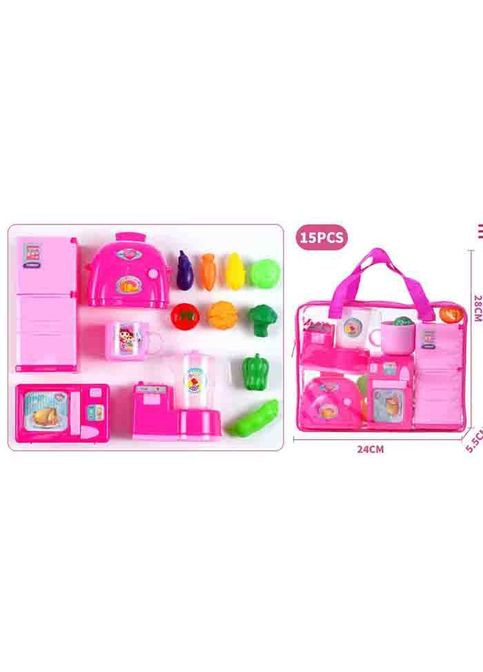 Бытовая техника игрушечная холодильник, тостер, микроволновка, продукты RM22-23 No Brand (315798068)