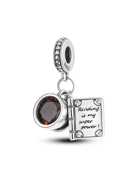 Серебряные серьги "Книга за кофе" No Brand (362177144)