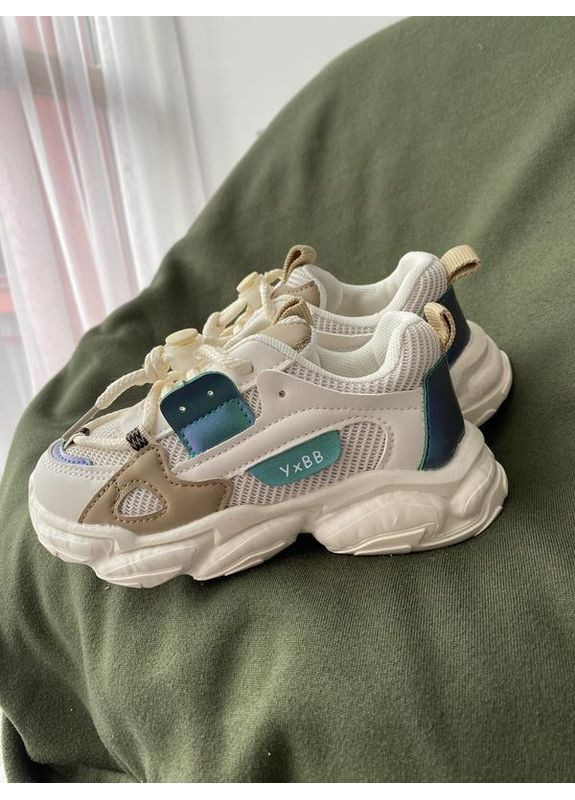 Молочные всесезонные стильные кроссовки для детей (17,8 см) BabyStyle