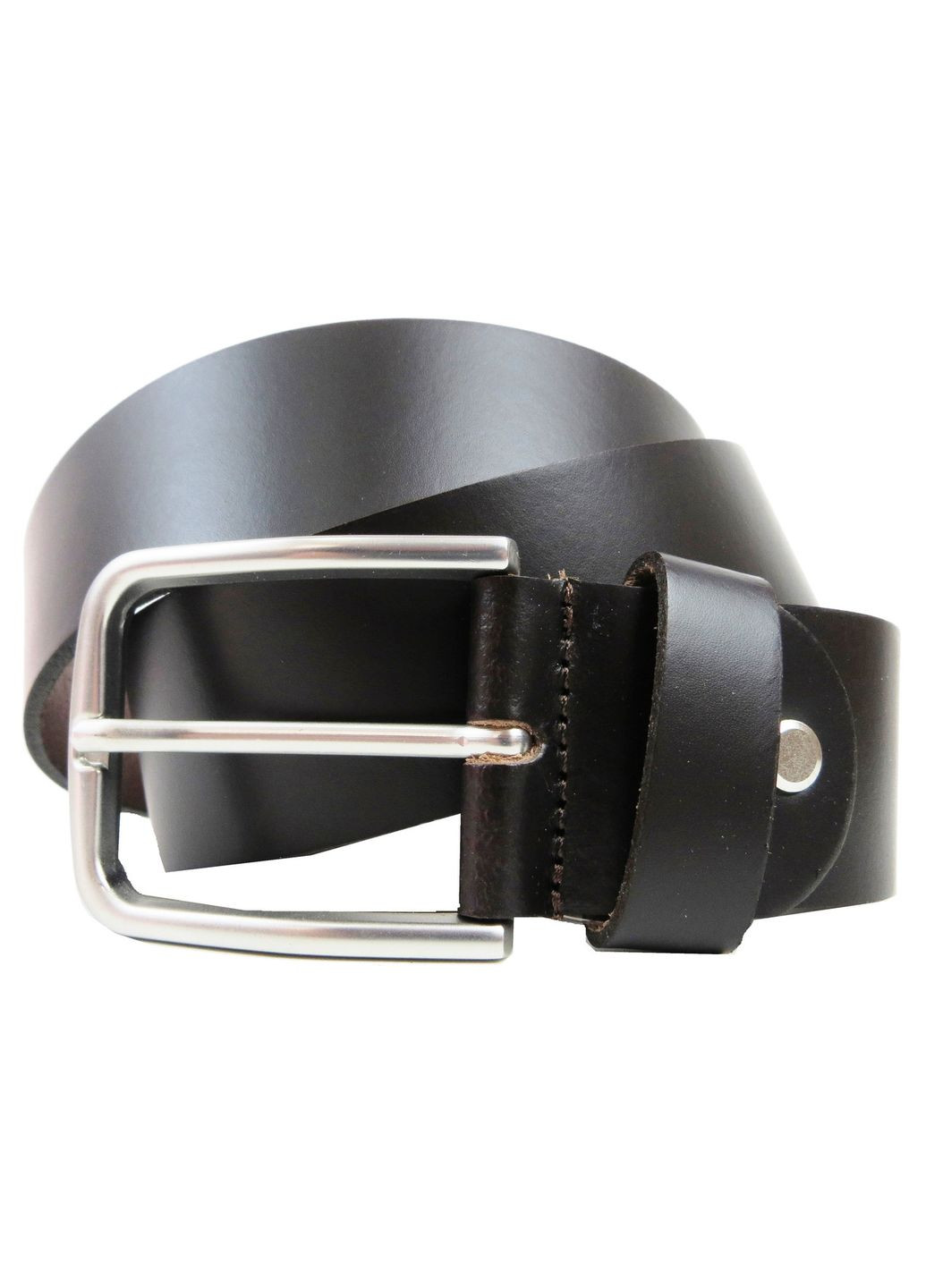 Чоловічий ремінь під джинси коричневий Livergy (361665262)