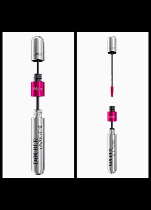 Туш для вій для об'єму та довжини Double Lash Extend 12 мл Farmasi (295658490)