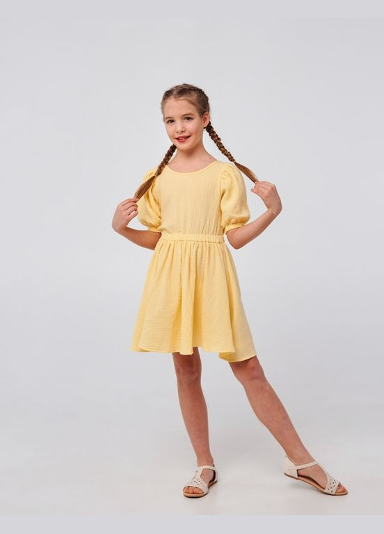 Жовта сукня лимонний Smil (290981795)