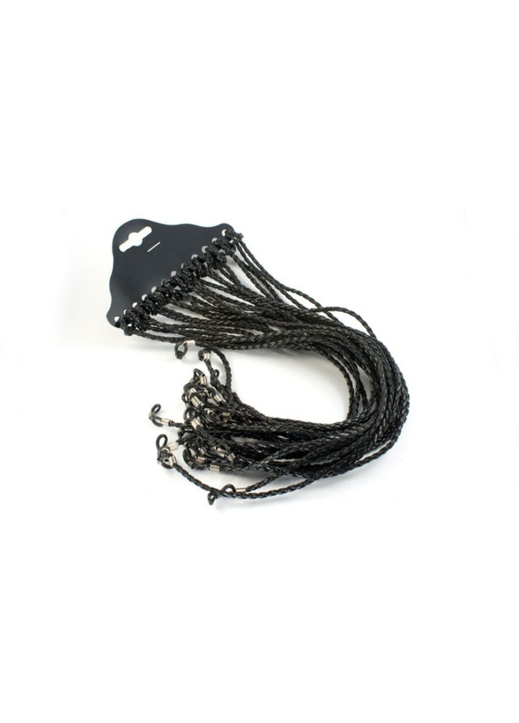 Шнурки плетеные черные (Упаковка 12шт) Style (287627443)