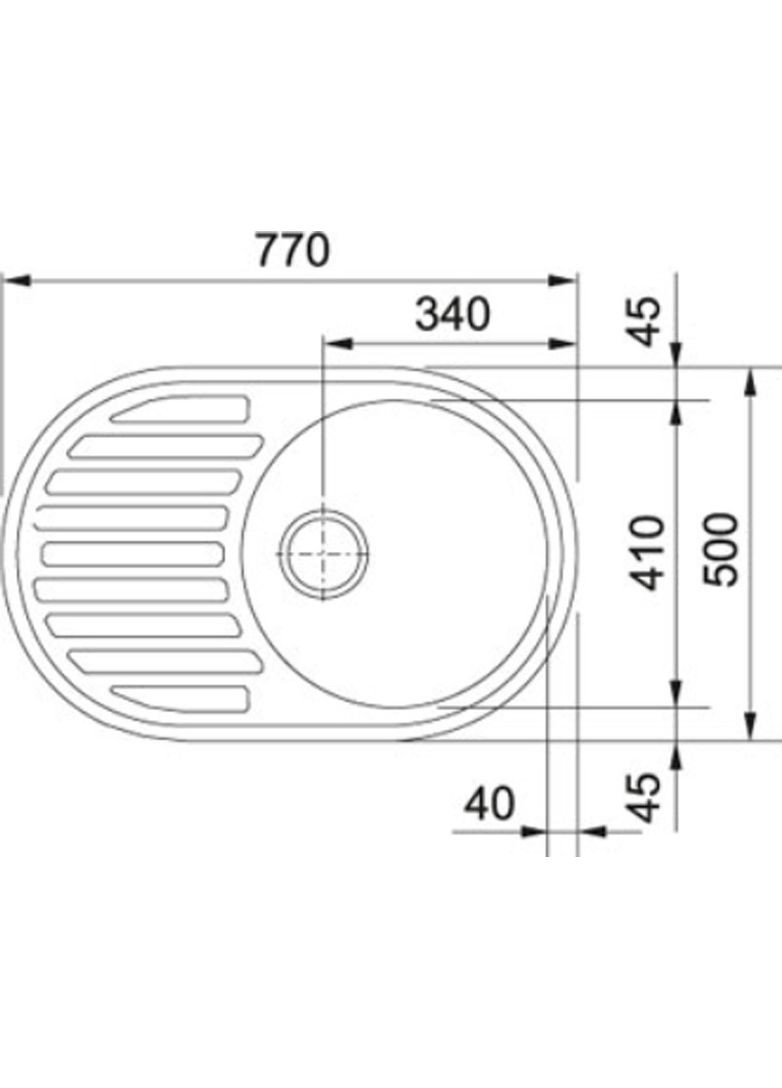 Кухонная мойка гранит RONDA ROG 611 (114.0254.780) FRANKE (368597047)