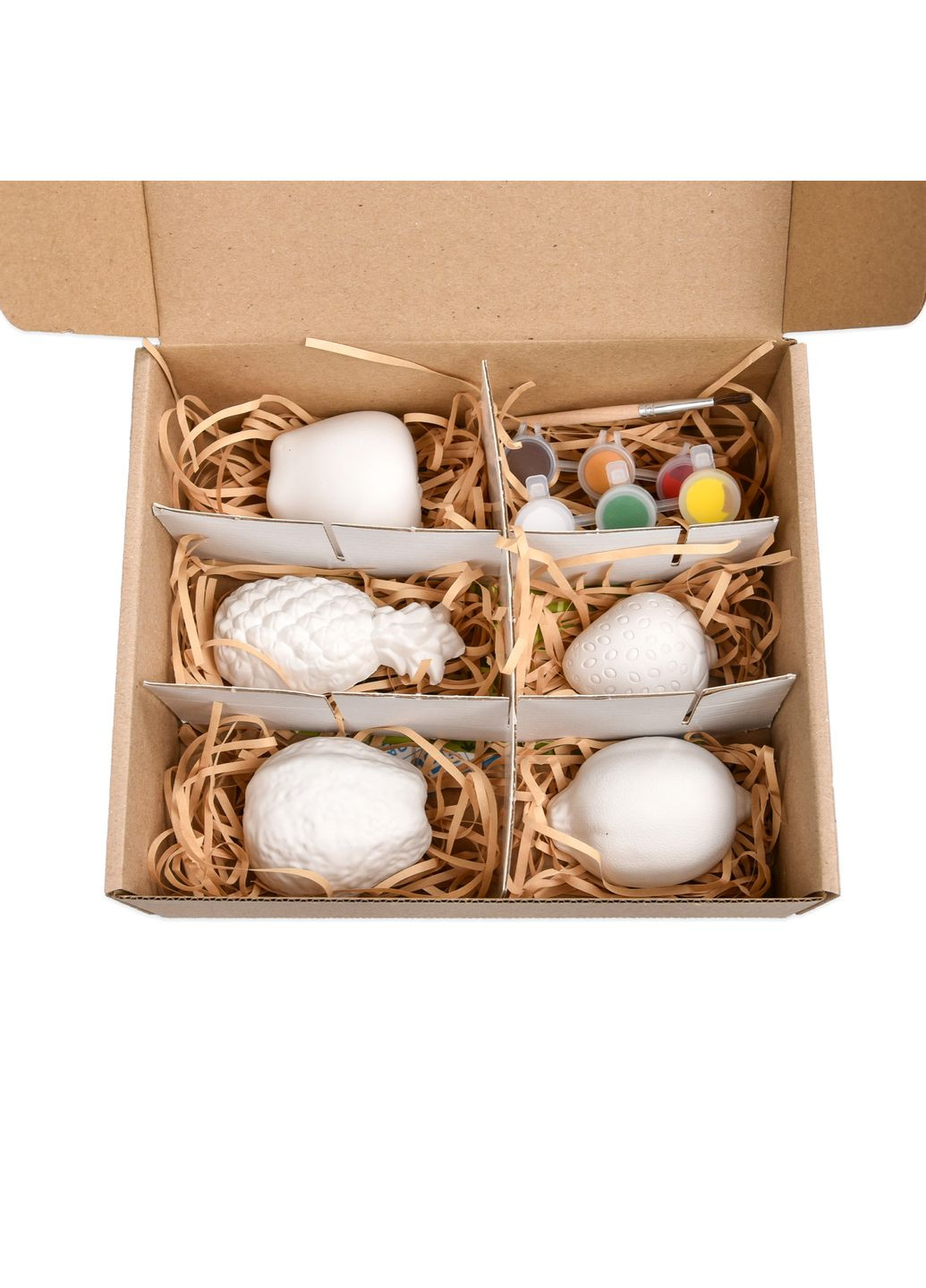 Набор для творчества Гипсовые раскраски фрукты для детей 3+ раскрашивание фигурок. Strateg (369758154)