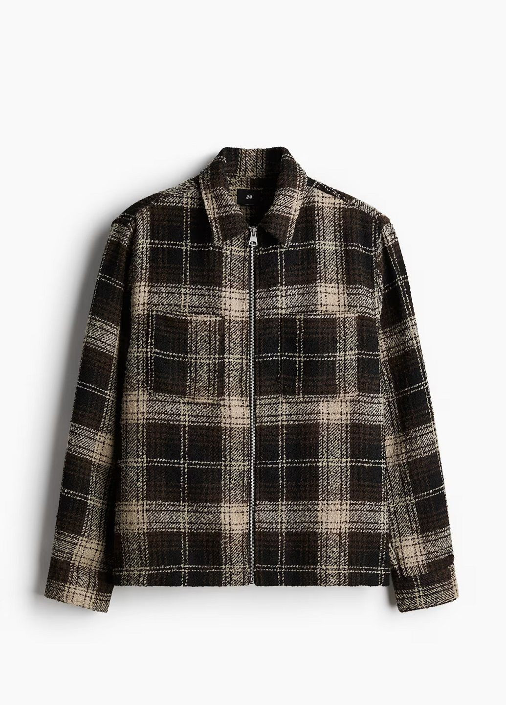 Коричневая демисезонная куртка H&M