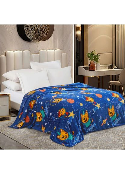 Плед флісовий Космічні котики 8193 150х200 см Love You (364501597)