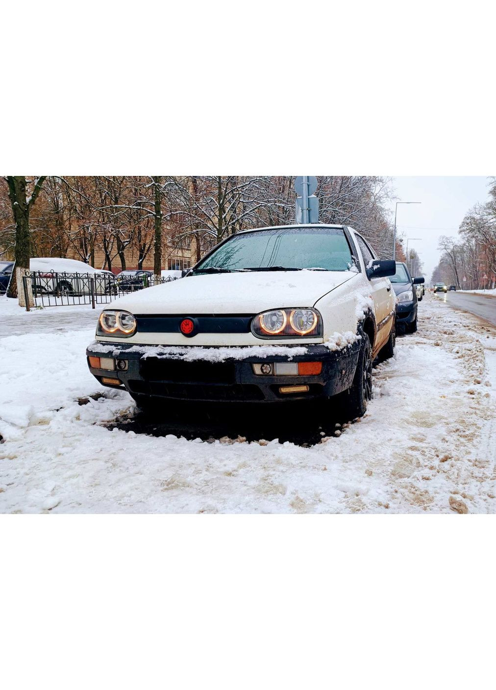 Зимняя накладка на решетку радиатора Матовый для Volkswagen Golf 3 1991-2001 гг Digital Designs (367991646)