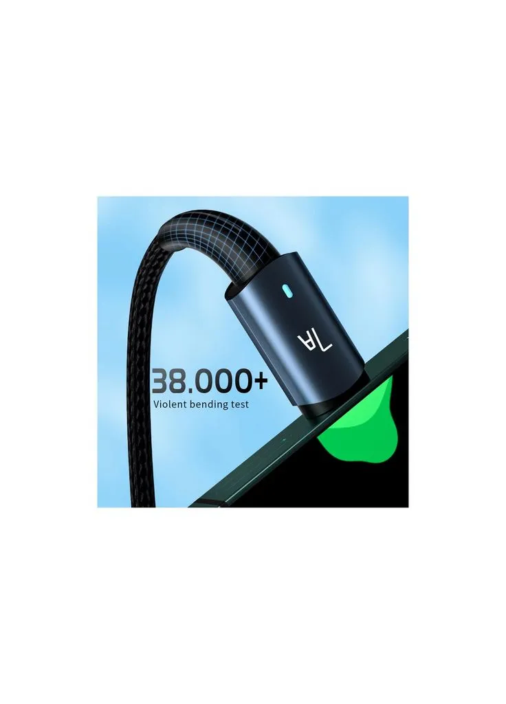 Дата кабель USB 2.0 AM to USB-C 2.0m 100W blue (EXC7A-CGA03-P) Essager (399261392)
