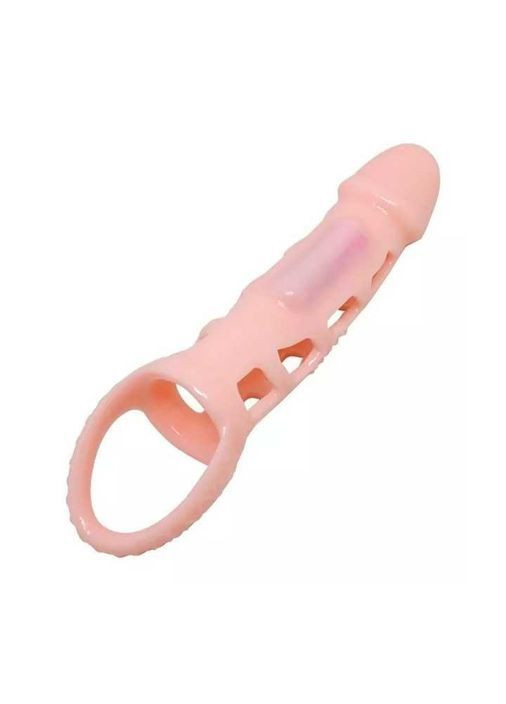 Насадка с вибрацией для увеличения пениса Petty Love – 18 см No Brand (366892159)