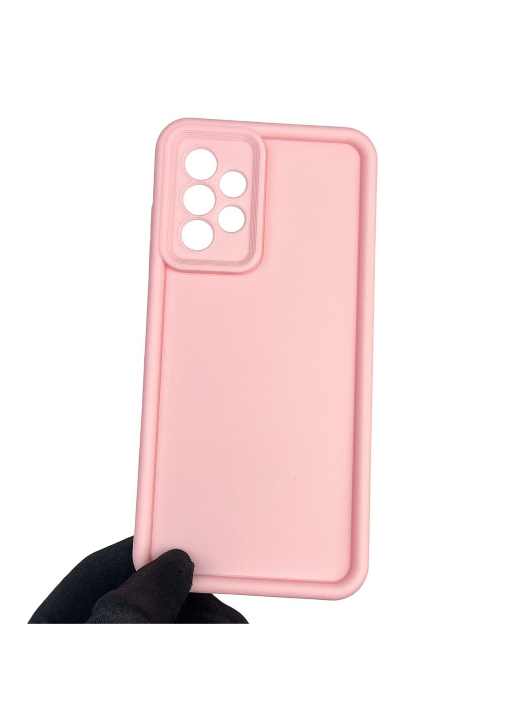 Чохол силіконовий Soft Touch для Galaxy A52 4G (SM-A525) рожевий (Повний захист камери) Samsung (366387368)