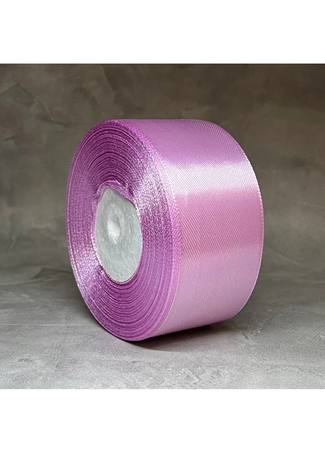 Атласна стрічка 4 см, колір рожевий (ліловий), арт 017943, 1 рулон ~32,5 м No Brand (323222818)