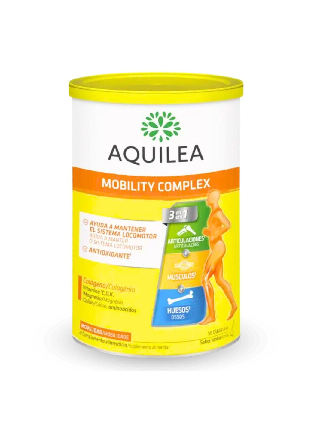 Комплексний колаген Aquilea Mobility Complex з магнієм та смаком лимона 390г Deliplus (317418700)