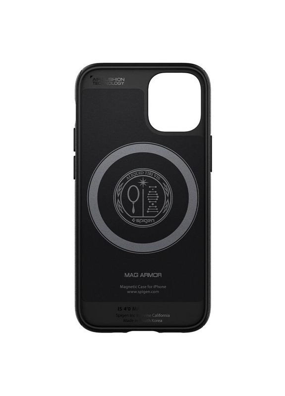 Чехол-накладка Mag Armor для Apple iPhone 12 Mini Black (ACS01866) Spigen (341487585)