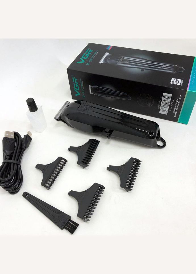 Машинка для стрижки волос V-982 LED Display, профессиональная электробритва, подстригательная машинка VGR (364665448)